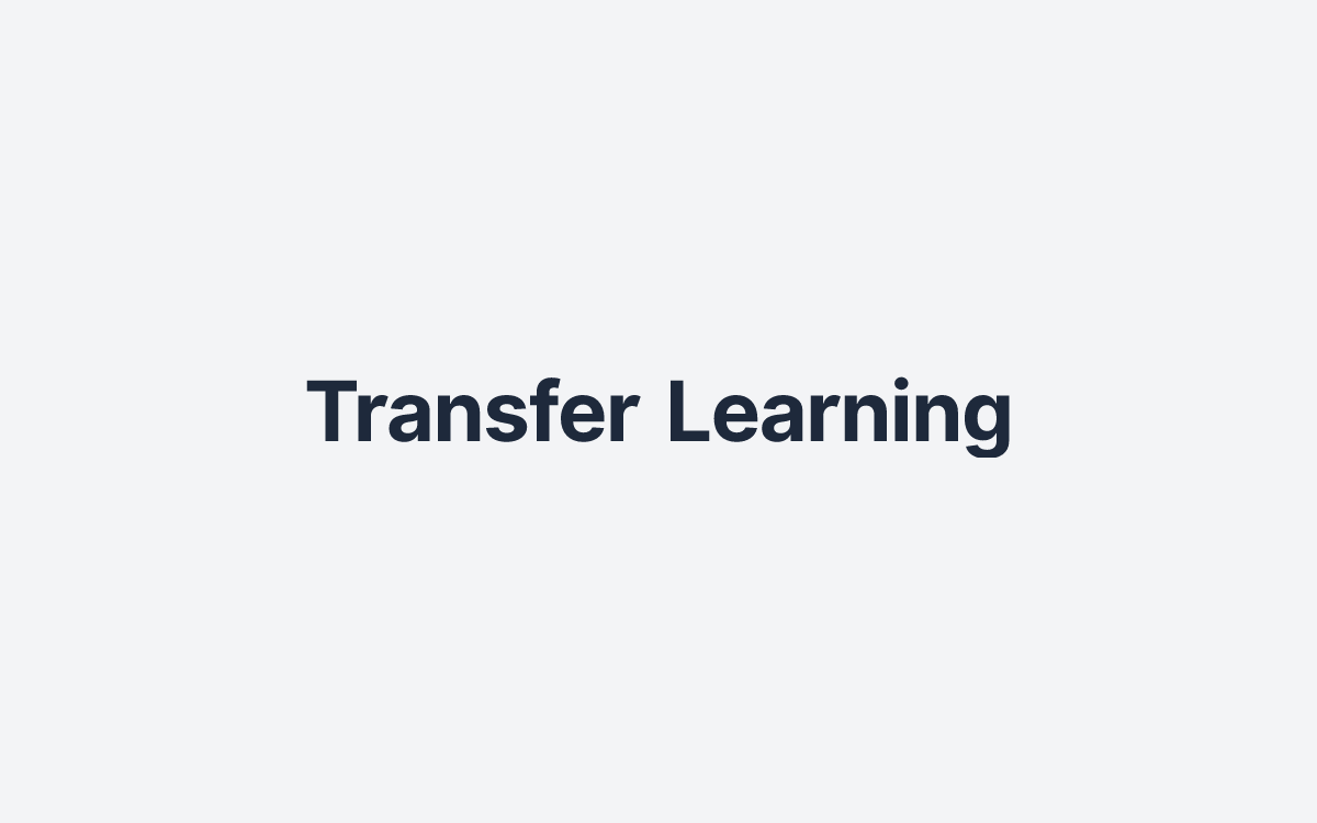 Transfer Learning